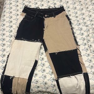 Patchwork pants